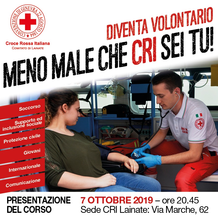 Meno male che CRI sei tu - Diventa volontario