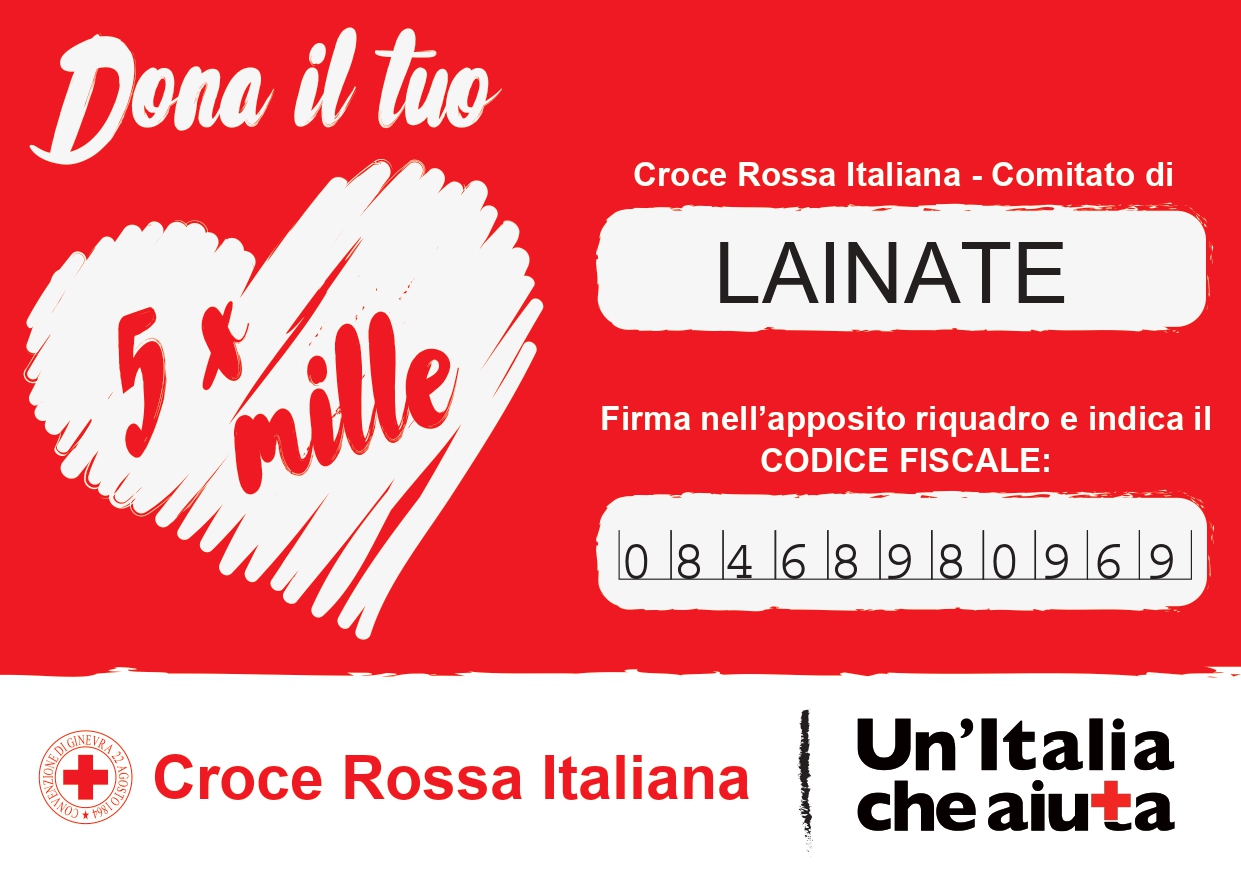 5x1000 donazione Croce Rossa